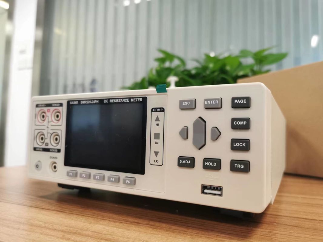 Testeur de haute tension Résistance à courant continu LAN / RS232 / IO Interface