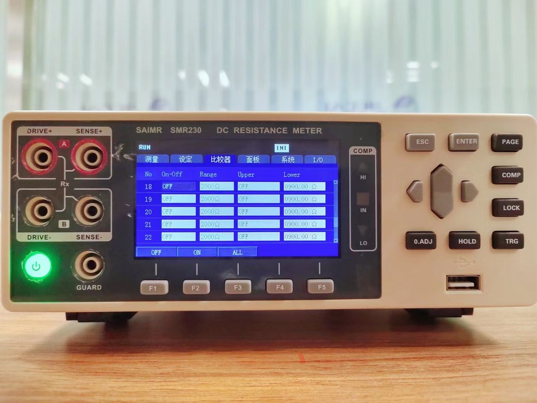 Testeur d'isolation haute tension Testeur de résistance basse courant avec interface LAN